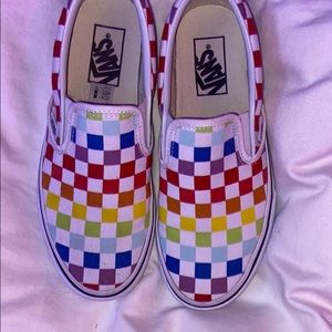 rainbow vans